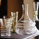 antique crystal glassware